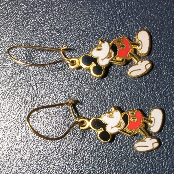 Vintage Walt Disney Mickey Mouse Earrings - Picture 2 of 4